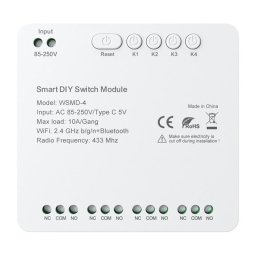 Interruptor inteligente AVATTO WSMD-4 250V WiFi Bluetooth Alexa Google