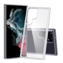 Funda para móvil Nevox StyleShell SHOCKFlex Cover Policarbonato TPU Transparente para Samsung Galaxy S24 Ultra