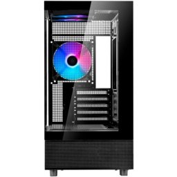 Caja PC SilverStone Lucid 04 Mini Torre Vidrio Templado RGB µATX