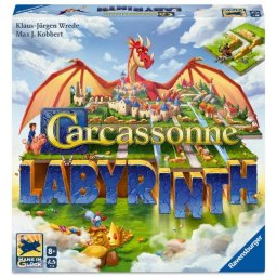 Juego de mesa Ravensburger Carcassonne Labyrinth 2-4 jugadores
