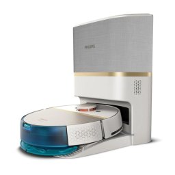 Robot aspirador y fregasuelos Philips 7000 series HomeRun Aqua XU7100/02 con autovaciado Navegación láser 5.000 Pa