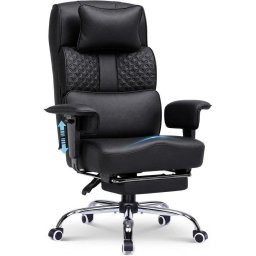 Silla Gaming GTPLAYER Ergonómica con Respaldo Ajustable 90°-150° y Soporte Lumbar