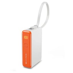 Power Bank Hyper HJ5401OGGL 10000 mAh 30 W Apta para avión Naranja