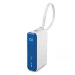 Power Bank Hyper HJ5401BUGL 10000 mAh 30 W Apta para avión Azul