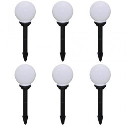 VidaXL Pack 6 Lámparas Solares LED para Jardín 20cm