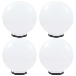 VidaXL Pack 4 Lámparas LED Esféricas E27 40cm