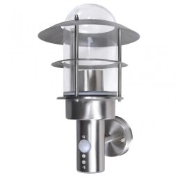 VidaXL Farola de Pared para Jardín E27 28.5cm Plata