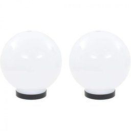 VidaXL Pack 2 Lámparas LED Esféricas E27 20cm