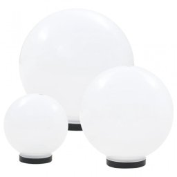 VidaXL Pack 3 Lámparas LED Esféricas E27