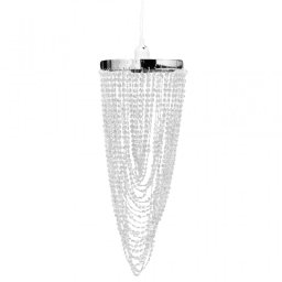 VidaXL Lámpara Colgante con Cristales 22x58cm