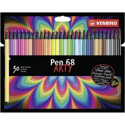 STABILO Pen 68 Arty Estuche de 30 Rotuladores