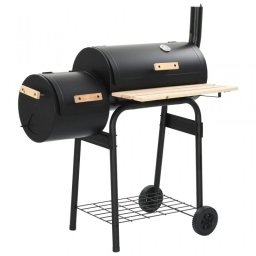 VidaXL Barbacoa de Carbón con Ahumador