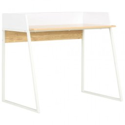 VidaXL Escritorio 90x60x88cm Roble/Blanco