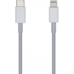 Aisens Cable USB 2.0 USB-С A Lightning PD 2A, Lightning/M-USB-С/M, Blanco, 1.0m