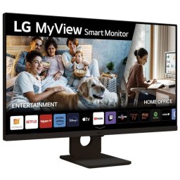 LG 27SR50F-B Smart Monitor 27" IPS Full HD webOS23, Bluetooth, Altavoces y Mando a Distancia Negro