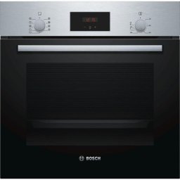 Horno Multifunción Bosch Serie 2 HBF114BS1 66L 60cm Hidrolítico A con Grill Acero inoxidable