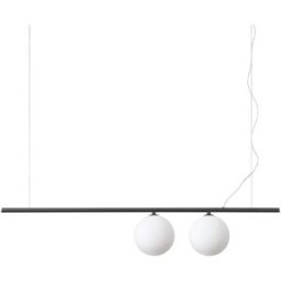 Ideal Lux Lámpara de suspensión Perline SP2 negra - L1005xH420-2200xP150mm