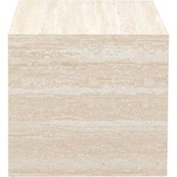 Kare Design Mesa auxiliar 45 x 45 cm de madera beige