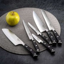 Sabatier Trompette Juego de 5 cuchillos de cocina negro