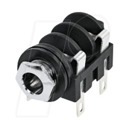 NEUTRIK NMJ4HC-S - conector mono jack de 6,35 mm, conmutable, con funda cromada