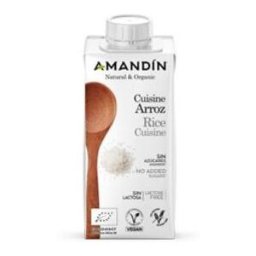 Amandin cuisine crema de arroz 200ml 24uds. bio