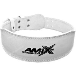 Amix cinturon cuero color blanco talla s