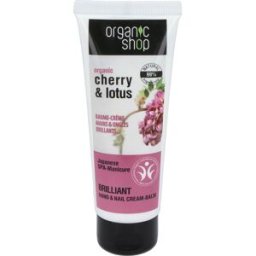 Organic shop crema-balsamo manos y uñas cereza-loto 75ml.