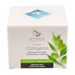 Armonia cosmetica natural crema colageno aceite oliva 50ml.