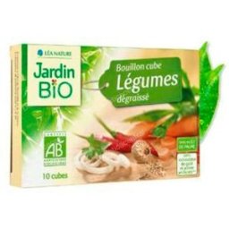 Jardin bio caldo de verduras desgrasado 10cubitosx9gr.