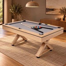 Concept Usine Mesa multi-juegos de madera para ping-pong y billar