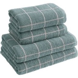 Sensei Maison Juego de baño de 4 piezas verde liquen