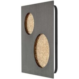 Lucande Lámpara de pared led de metal gris