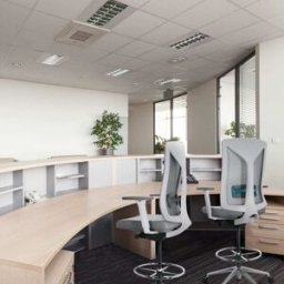 hjh OFFICE Silla de mostrador tela / tejido de malla gris