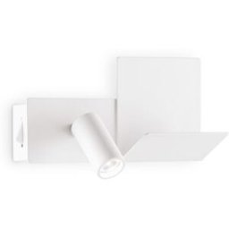 Ideal Lux Lámpara de pared blanca L 190 x H 130 x P min 75 - max 105 mm