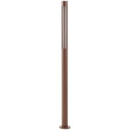 Lindby Lámpara led para exterior de aluminio marrón