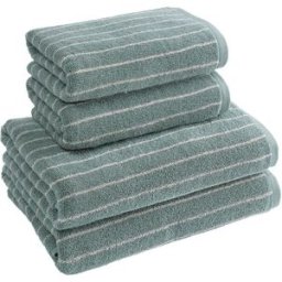 Sensei Maison Juego de baño de 4 piezas verde liquen