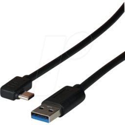 EFB-ELEKTRONIK EFB USBCUSBC5GA5 - Cable USB 3.0, conector macho a macho C, acodado, 50 cm