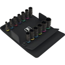 WERA 05005581001 - Juego de inserción de zócalo, unidad de 3/8", 13 p