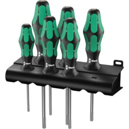 WERA 05028059001 - Juego de destornilladores Kraftform Plus, función de suje