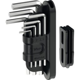 WERA 05049003001 - Juego de llaves angulares, Tool-Check Modular Hex-Plus 1, 7 piez