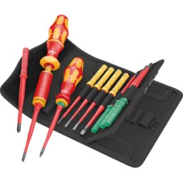 WERA 05006609001 - Juego de destornilladores, hojas intercambiables, forma de fuerz