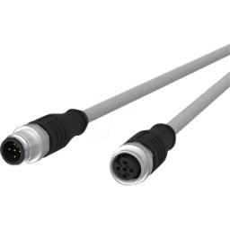 METZ CONNECT MC 142MMA12100 - Cable de sensor, M12, 5 polos, ac > KU, 10 m