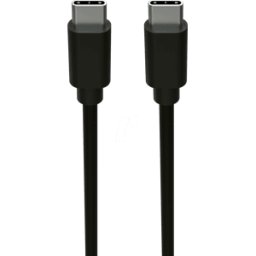 ANSMANN ANS 1700-0122 - Cable de datos/carga conector USB C > tipo C negro 2 m
