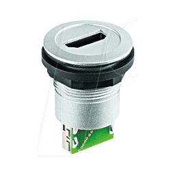 SCHLEGEL RRJ HDMI STB - Conector hembra HDMI a hembra - plateado