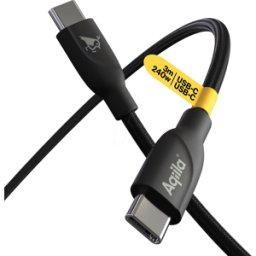 AQIILA B4BD881 - Cable de carga/sincronización, conector USB C > conector