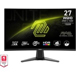 MSI Monitor Curvo 27" MAG 27CQ6F VA WQHD 16:9 180Hz (0.5ms)