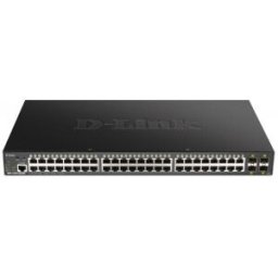 D-Link DGS-1250-52XMP switch Gestionado L3 None Negro Energía sobre Ethernet (PoE)
