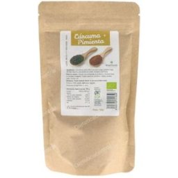 Dream foods curcuma+pimienta negra polvo 150gr. bio