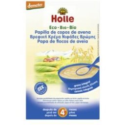 Holle papilla de copos de avena + 4 meses 250gr demeter