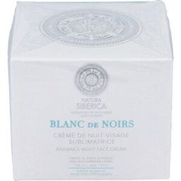 Natura siberica crema facial noche radiance blanc des noirs 50ml.